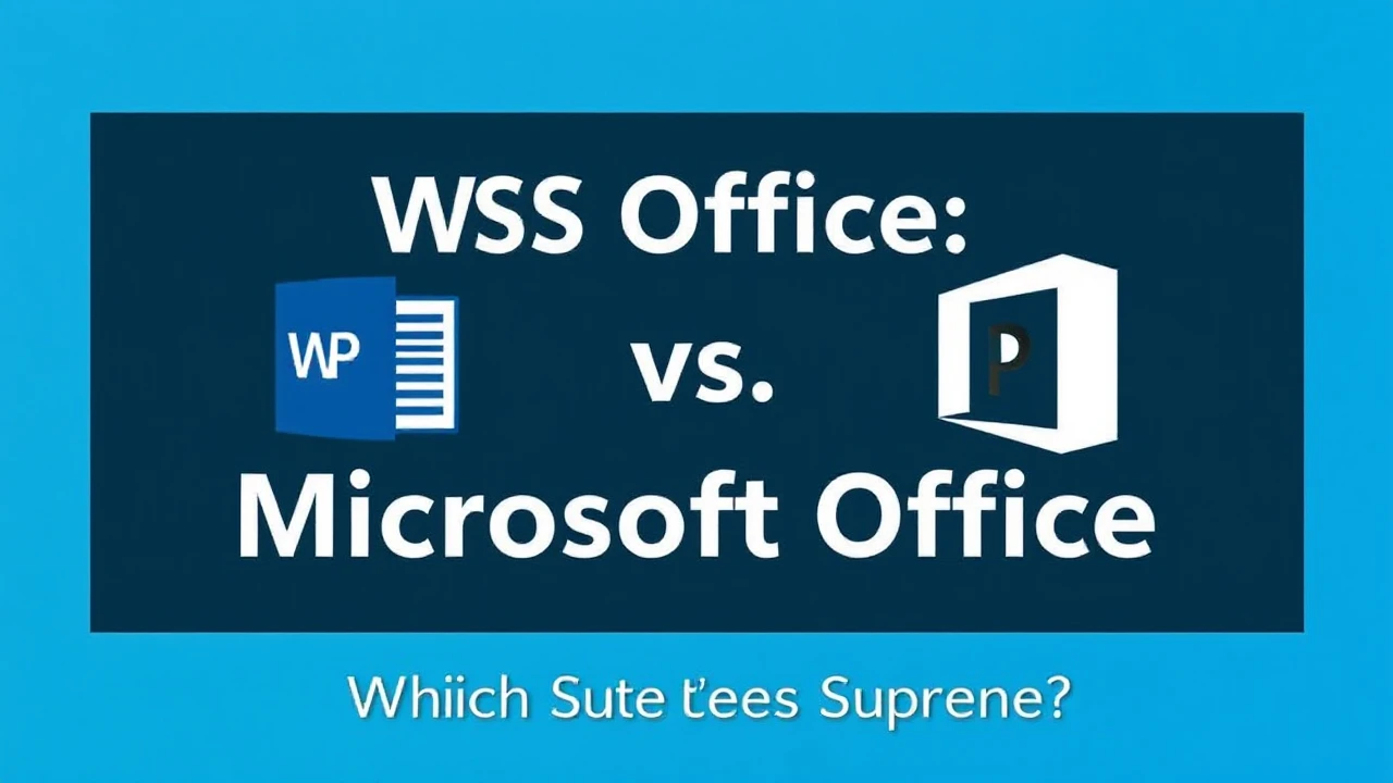 WPS Office vs. Microsoft Office: Which Suite Reigns Supreme?