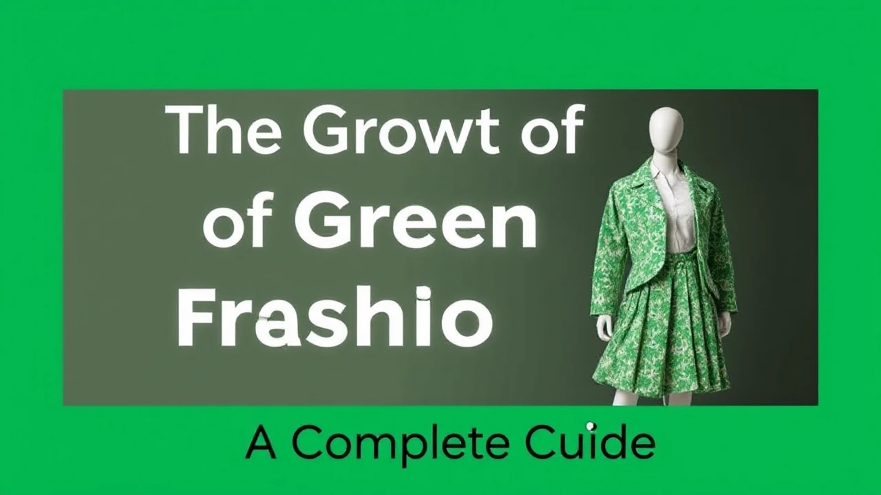 The Growth of Green Fashion: A Complete Guide