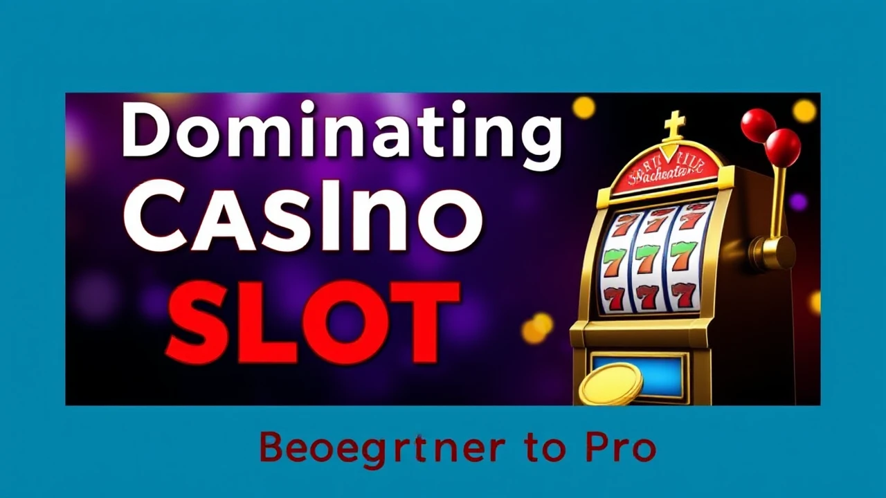 Dominating Casino Slot Play: A Guide from Beginner to Pro