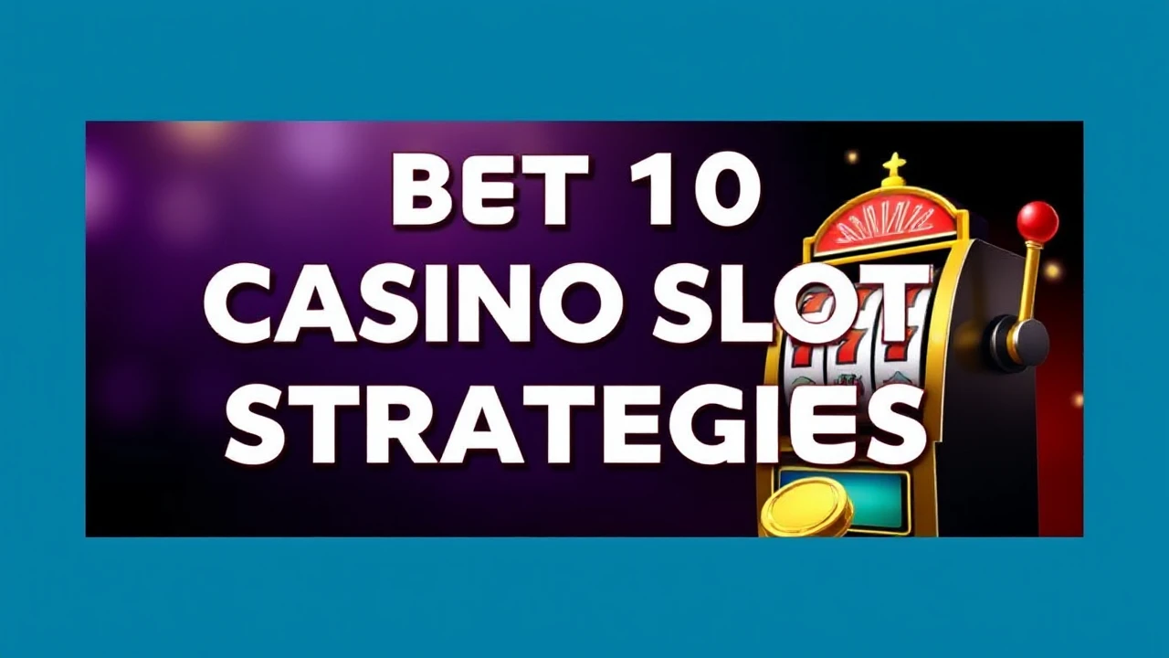 Best 10 Casino Slot Strategies for Ensuring Success