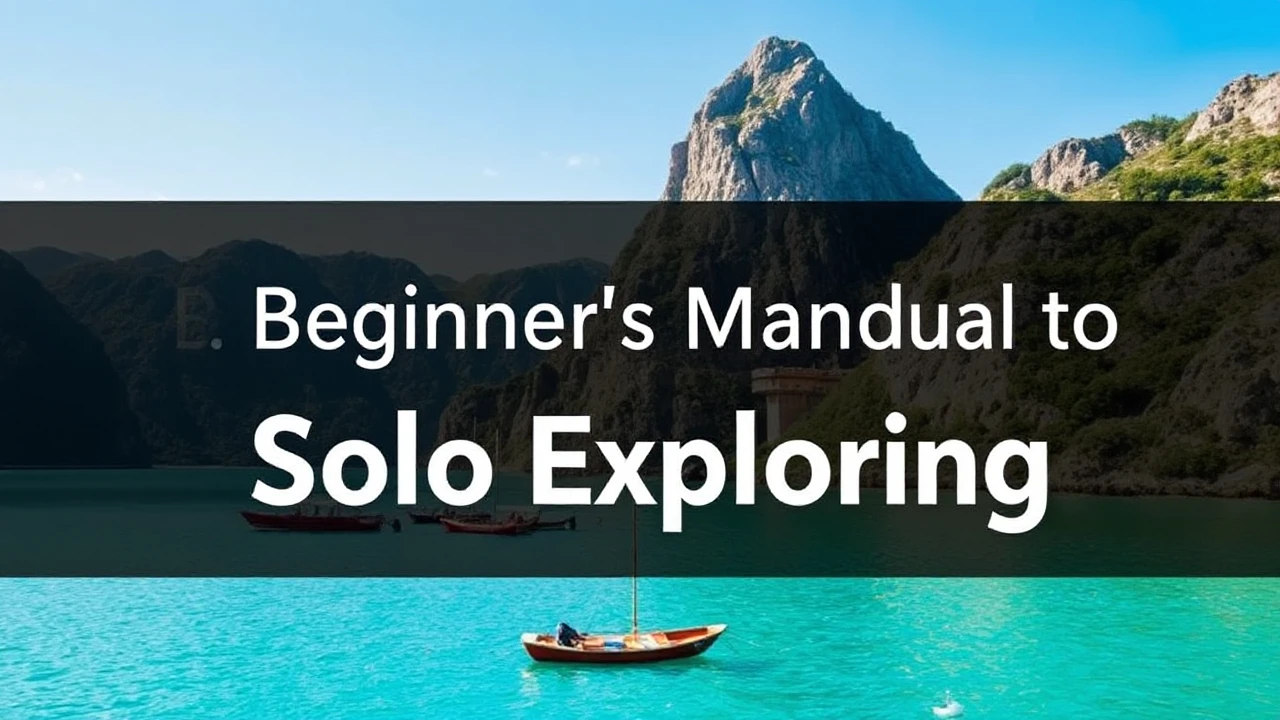 A Comprehensive Beginner's Manual to Solo Exploring