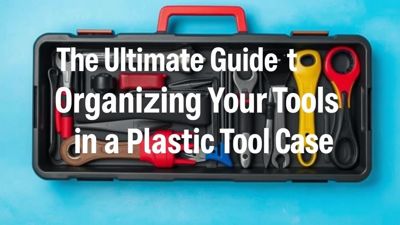 The Ultimate Guide to Organizing Your Tools in a Plastic Tool Case