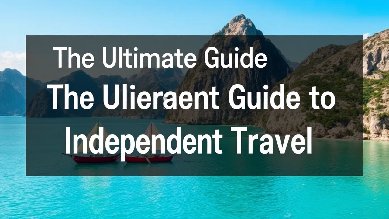 The Ultimate Guide to Independent Travel: Top Tips for Exploring the World By Yourself