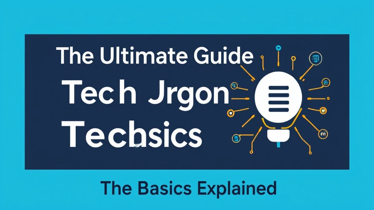 The Ultimate Guide Tech Jargon: The Basics Explained