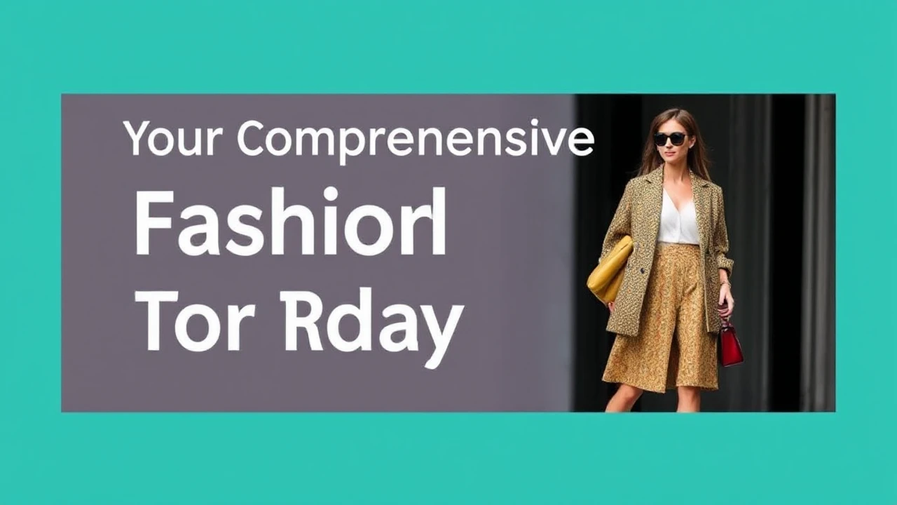 Your Comprehensive Handbook to Fashion Trends for Today's Woman