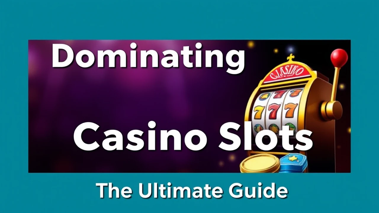 Dominating Casino Slots: The Ultimate Guide