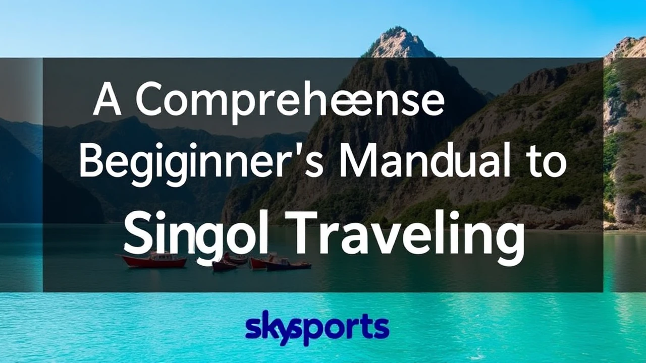 A Comprehensive Beginner's Manual to Single Traveling