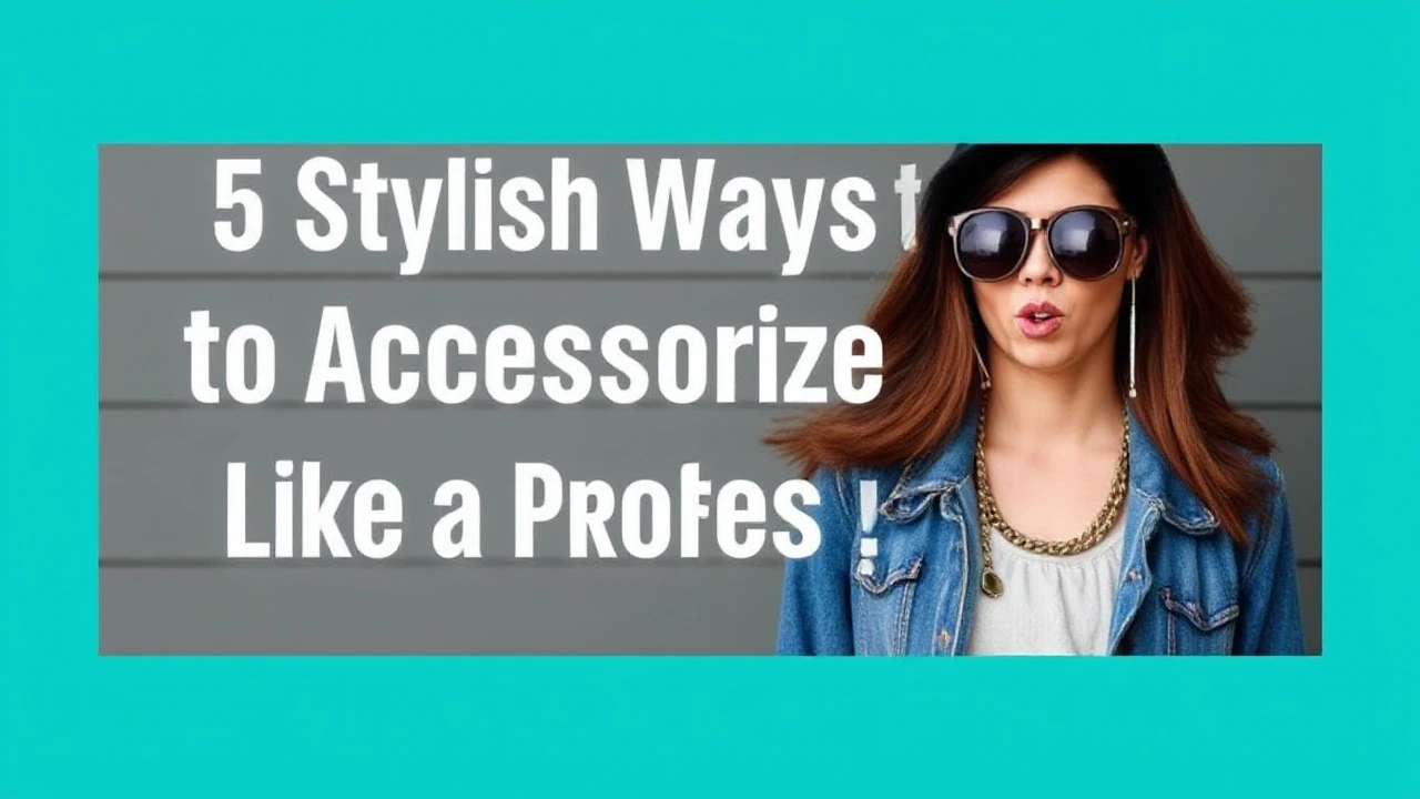 5 Stylish Ways to Accessorize Your Outfit Like a Professional