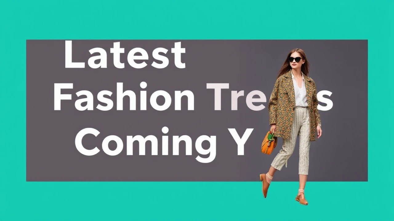 Latest Fashion Trends to Watch Out for in the Coming Year