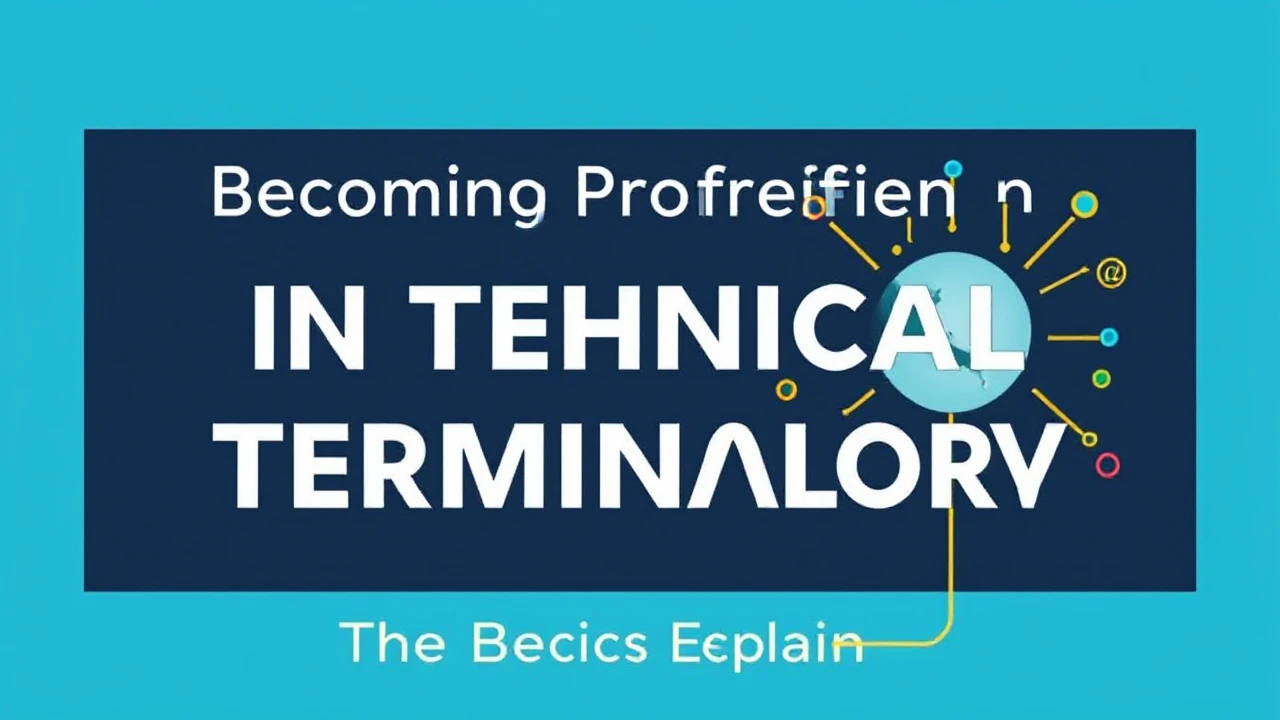 Becoming Proficient in Technical Terminology: The Basics Explained