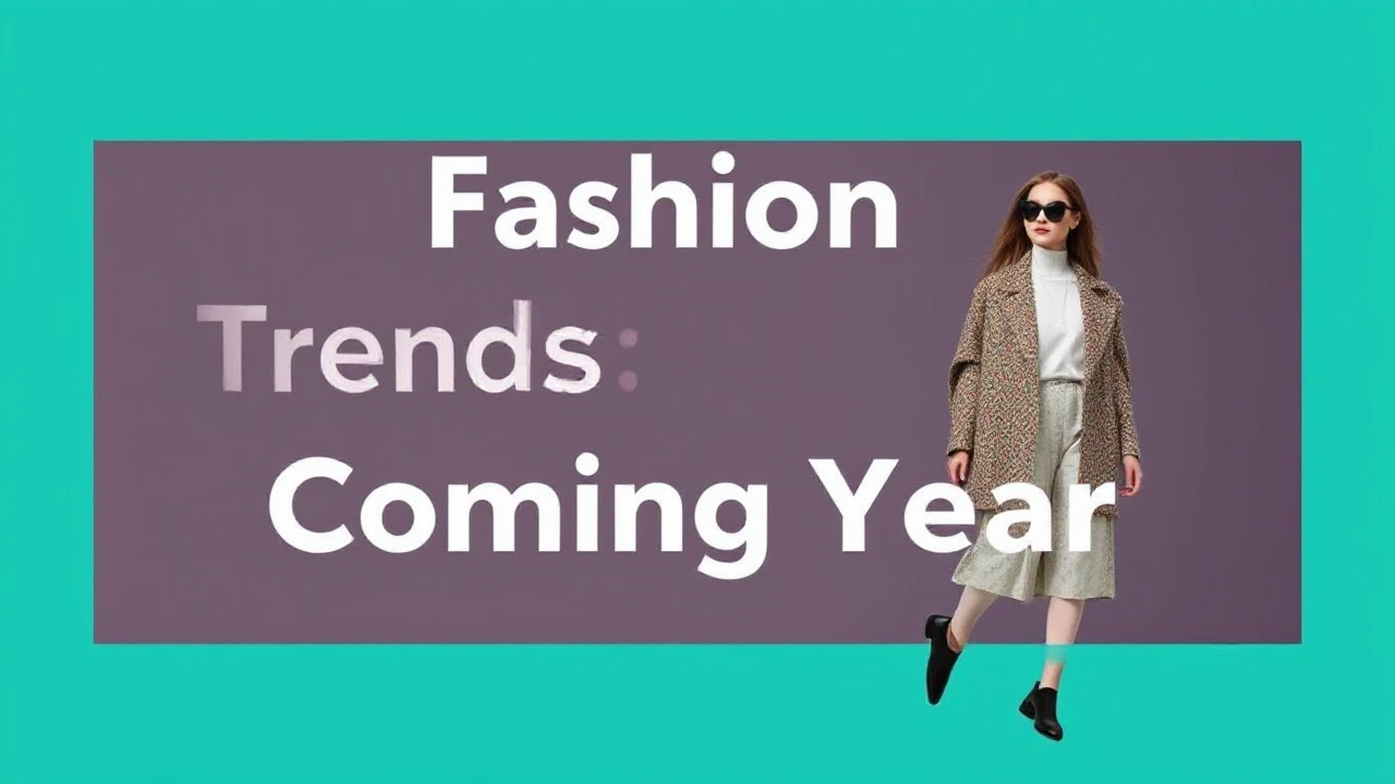 The Fashion Trends to Look Forward to in the Coming Year