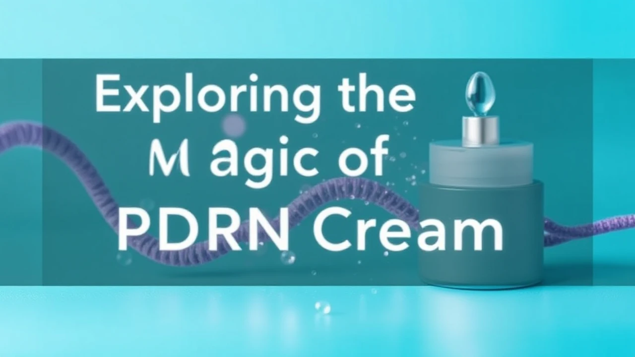 Exploring the Magic of PDRN Cream: Could it be Anti-Aging Skincare?