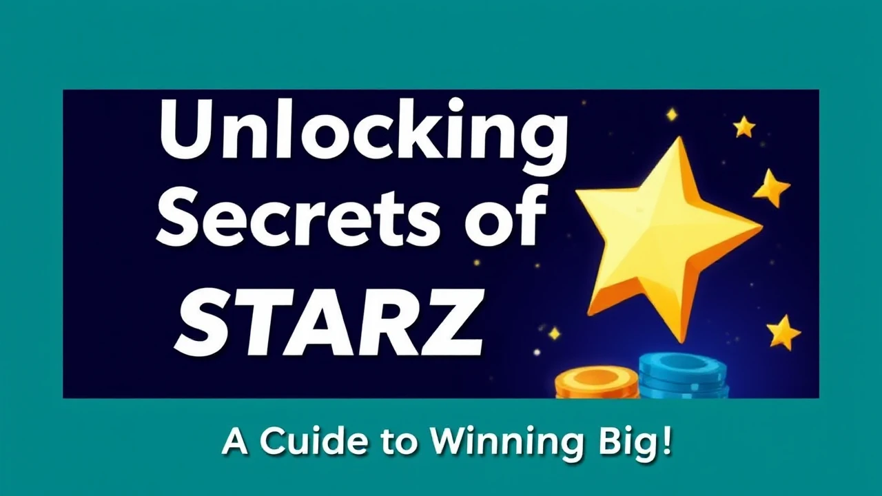 Unlocking the Secrets of Starzbet: A Guide to Winning Big