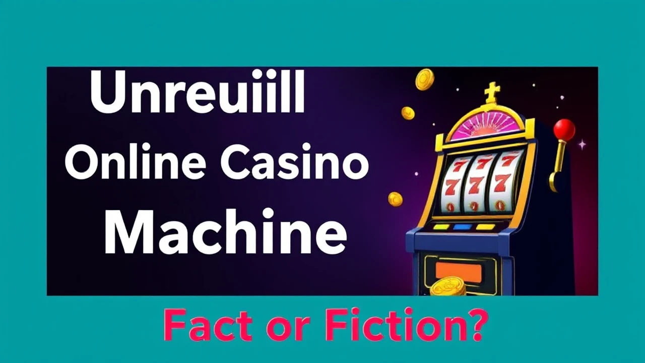 Unveiling Online Casino Machine Myths: Fact or Fiction?