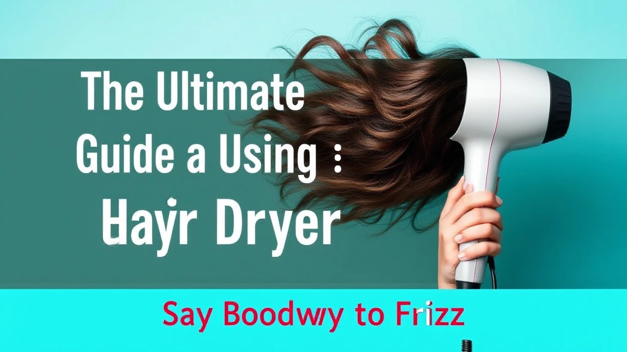 The Ultimate Guide to Using a Hair Dryer: Say Goodbye to Frizz