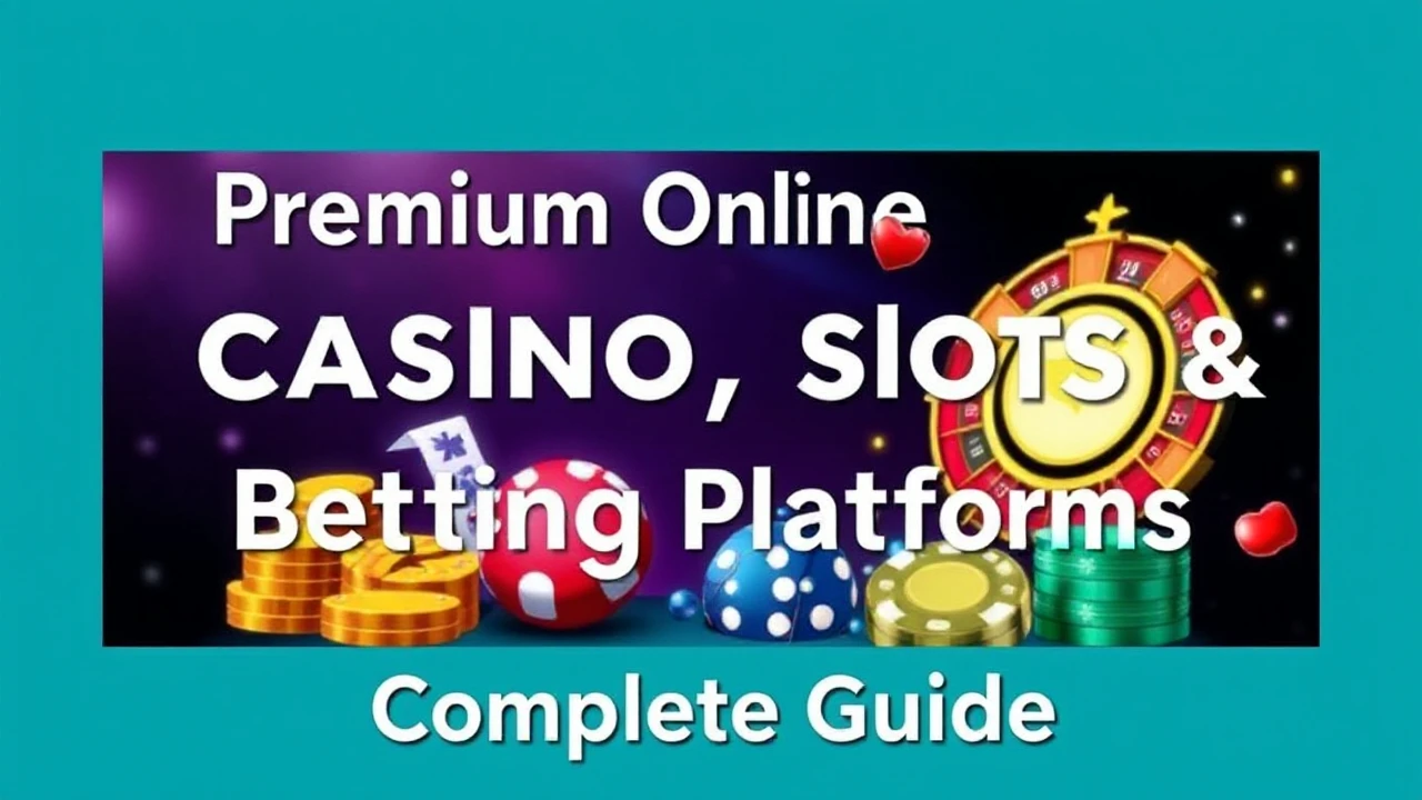 Premium Online Casino, Slots & Betting Platforms – Complete Guide