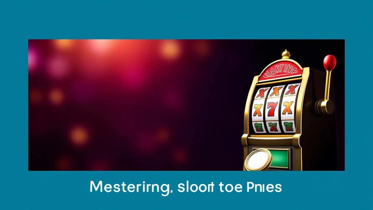 Mastering Slot Games: The Path from Novice to Pro