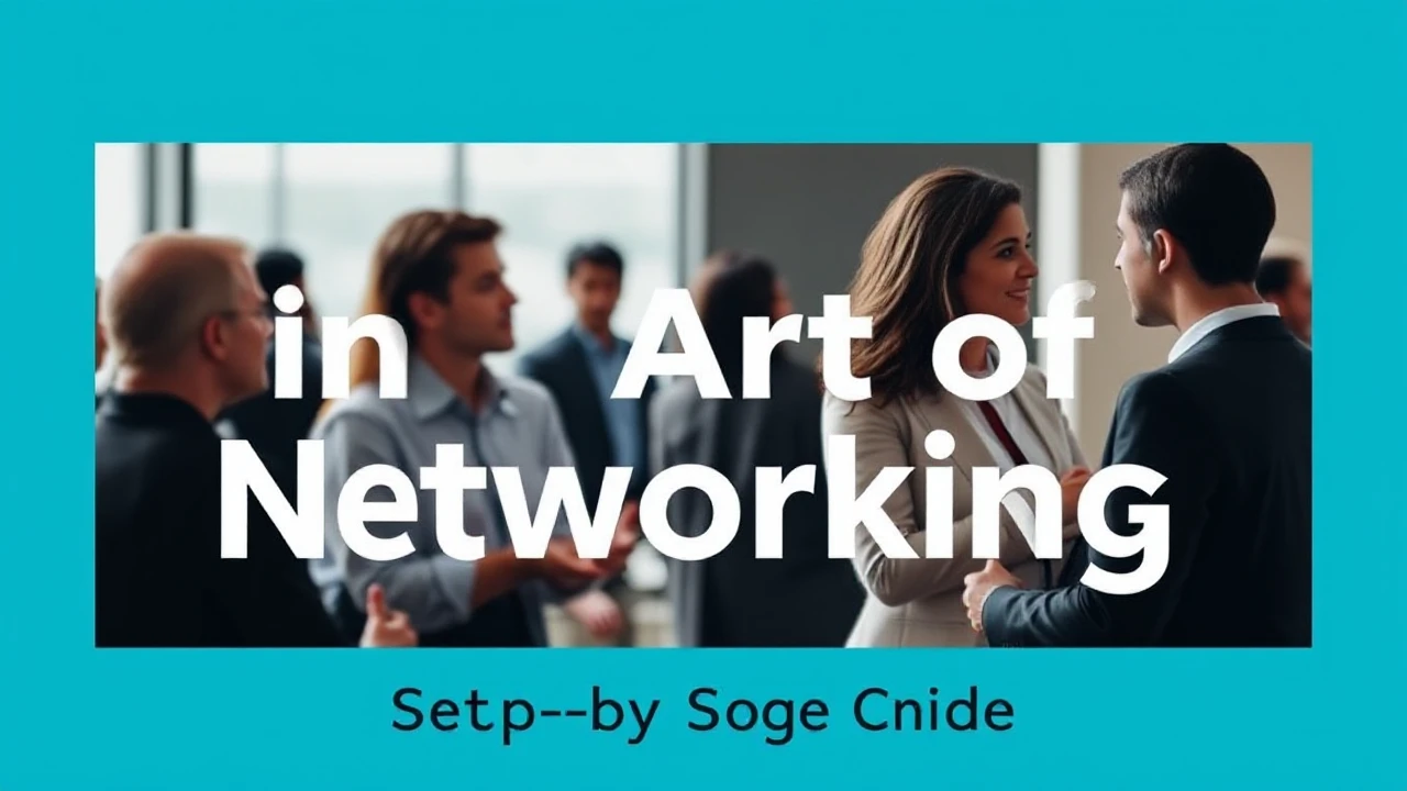 Becoming Proficient in the Art of Business Networking: A Step-by-Step Guide