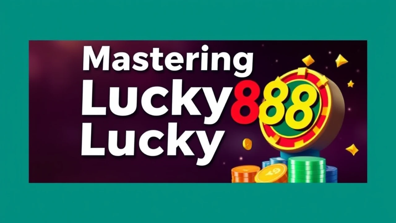Mastering Lucky88: Pro Tips and Strategies to Hit the Jackpot