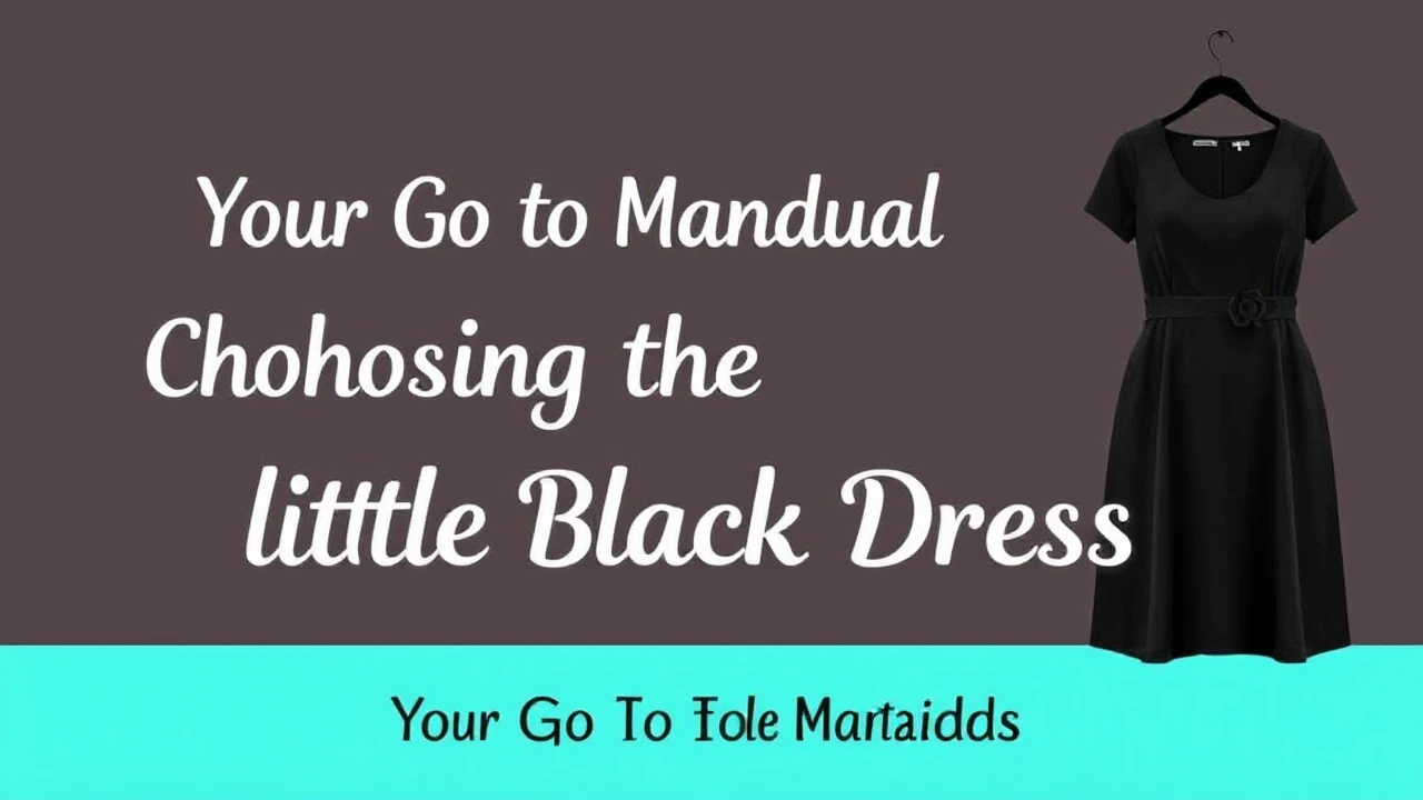 Your Go-To Manual of Choosing the Ultimate Little Black Dress