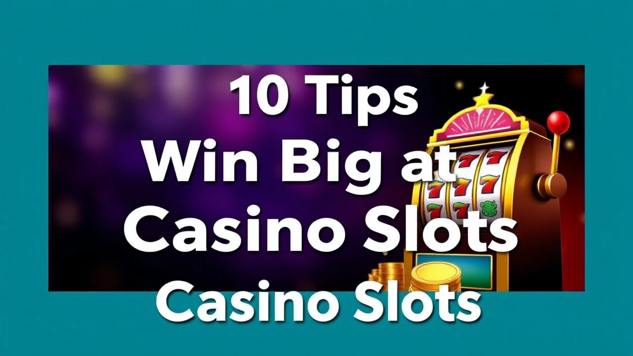 Top 10 Tips to Win Big at Casino Slots