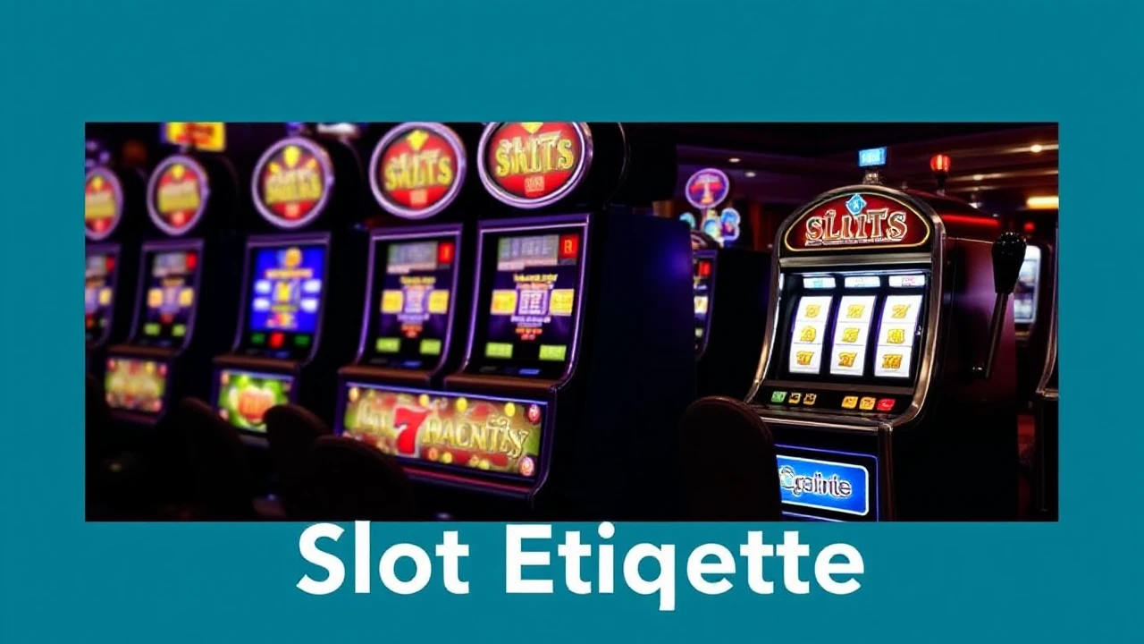 Understanding Slot Etiquette: Do's and Don'ts in the Casino