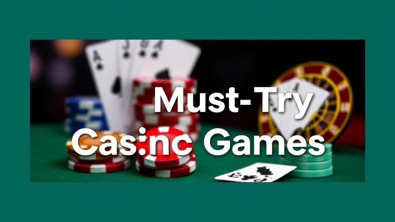 Top 7 Must-Try Casino Games in 2022