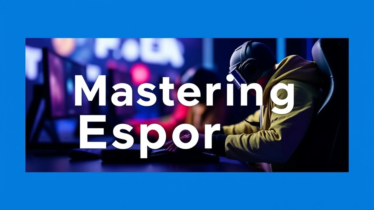 Mastering Esports: A Beginner's Guide to Ruling the Game