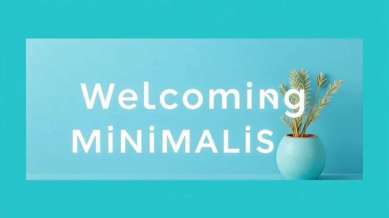 Welcoming Minimalism: An Essential to Simplifying Your Lifestyle