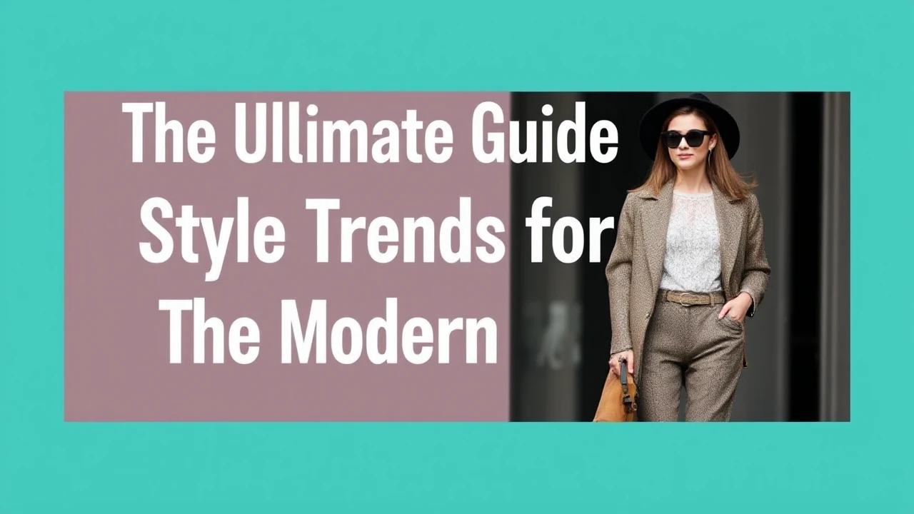 The Ultimate Guide to Style Trends for the Modern Woman