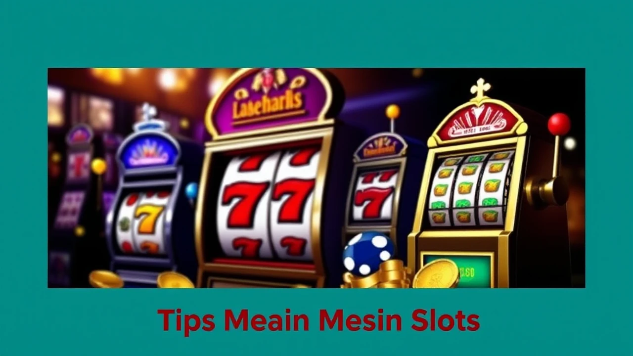 Tips Menang Besar Bermain Mesin Slot