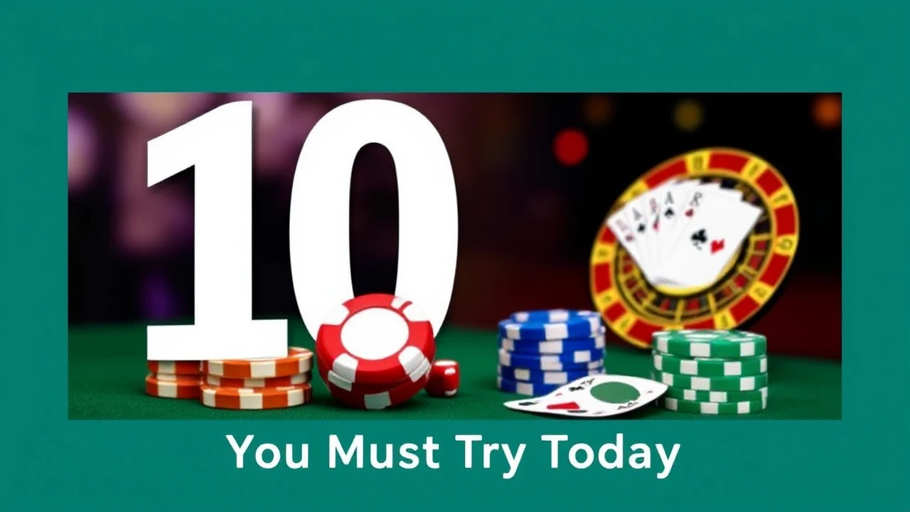 Best 10 Online Casino Gambling Games You Must Try Today