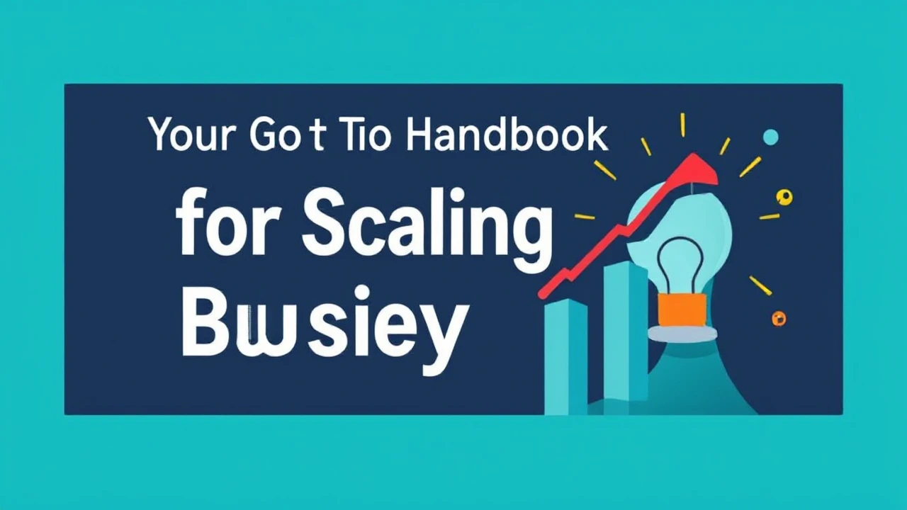 Your Go-To Handbook for Scaling Your Company Effectively