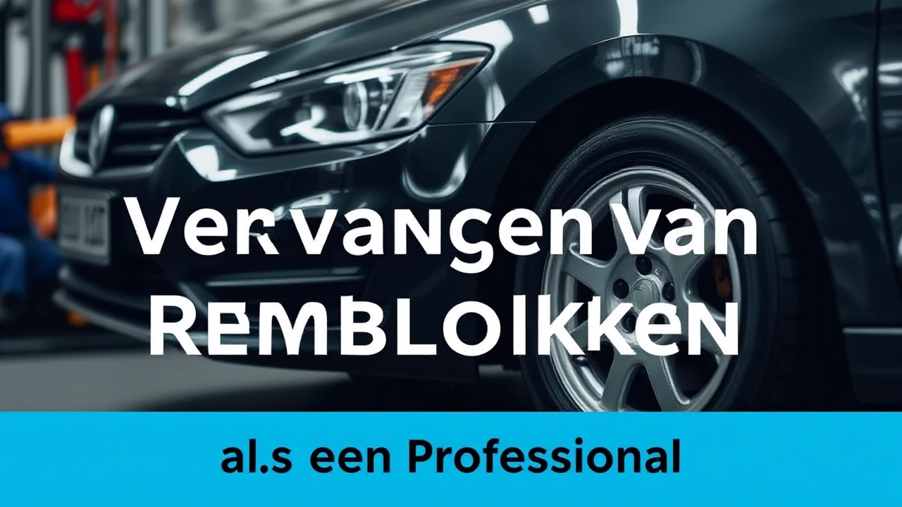 Handige Tips voor het Vervangen van Remblokken als een Professional