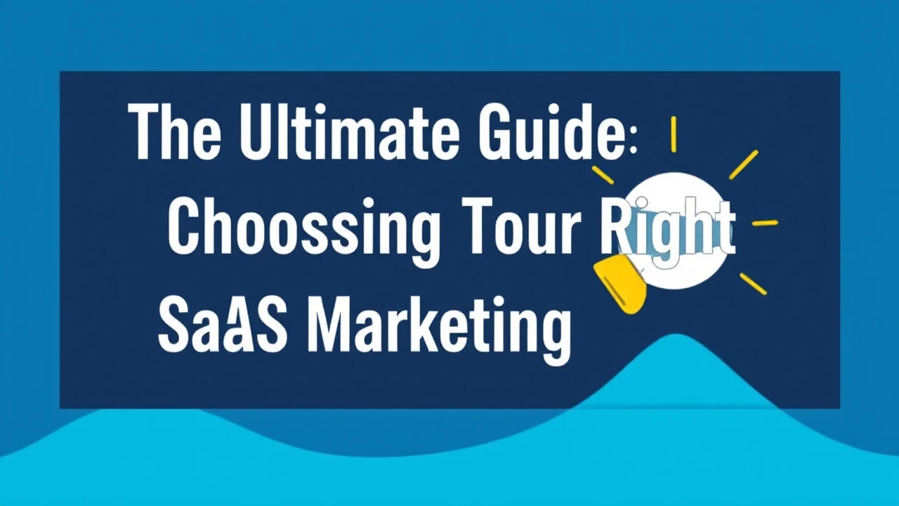 The Ultimate Guide to Choosing the Right SaaS Marketing Agency