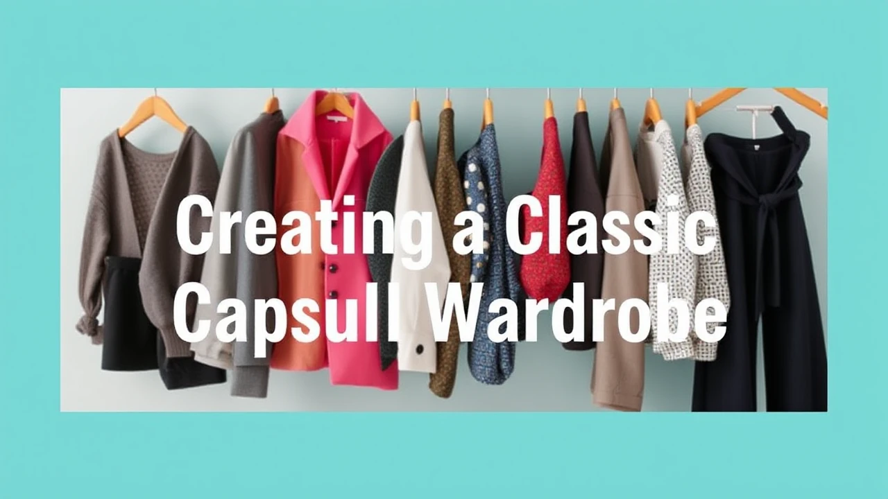 A Comprehensive Manual to Creating a Classic Capsule Wardrobe