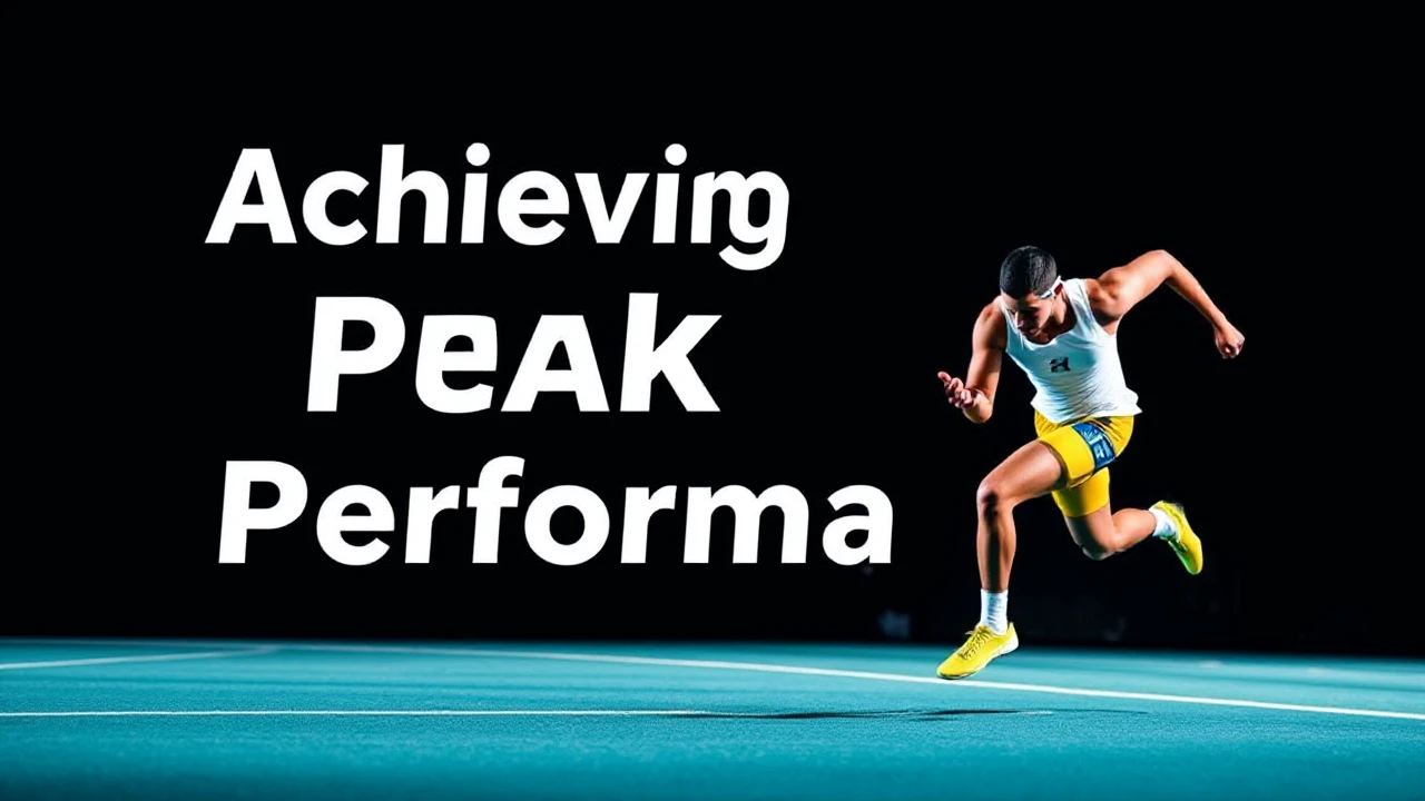 Achieving Peak Performance: Expert Tips from Pro Athletes