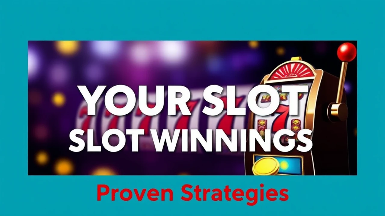 Mastering Your Slot Winnings: Proven Strategies
