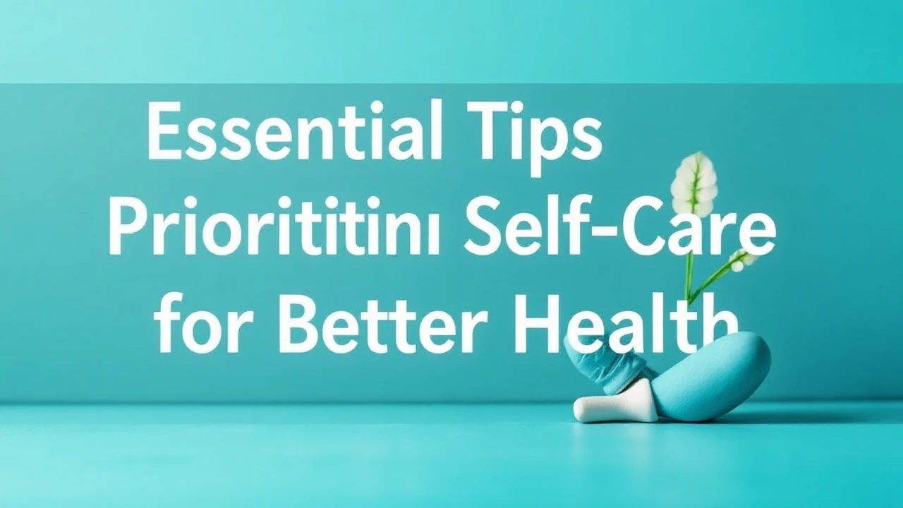 Essential Tips for Prioritizing Self-Care for Better Health