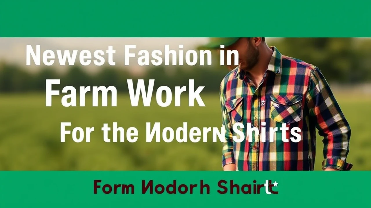 Newest Fashion in Farm Work Shirts for the Modern Farmer