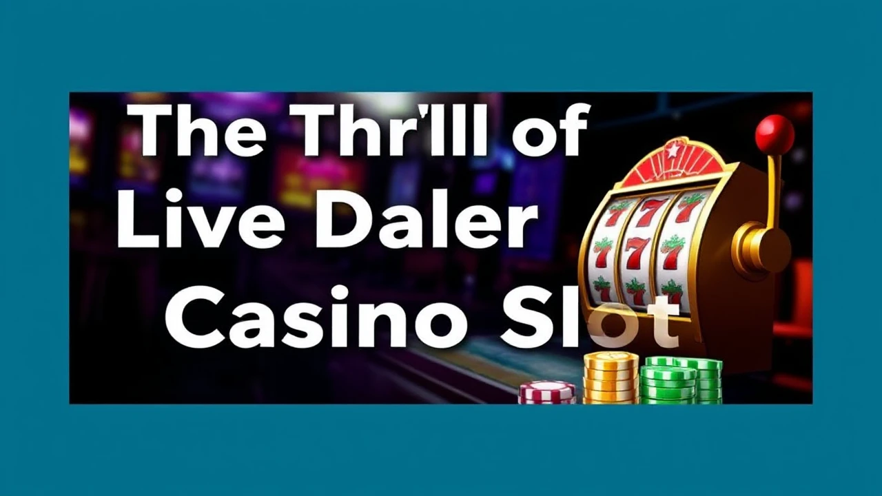 The Thrill of Live Dealer Casino Slots