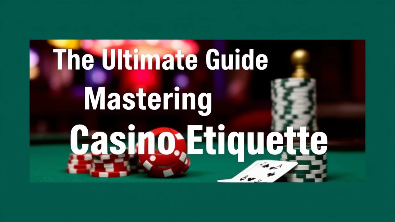 The Ultimate Guide to Mastering Casino Etiquette