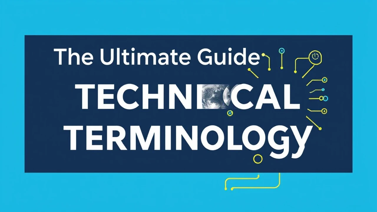 The Ultimate Guide Technical Terminology: The Basics Explained