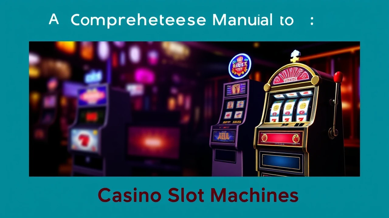 A Comprehensive Manual to Casino Slot Machines