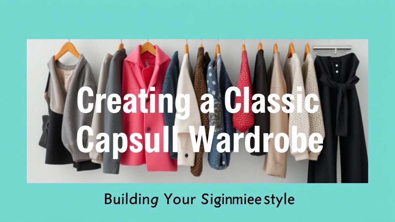 A Comprehensive Manual to Creating a Classic Capsule Wardrobe