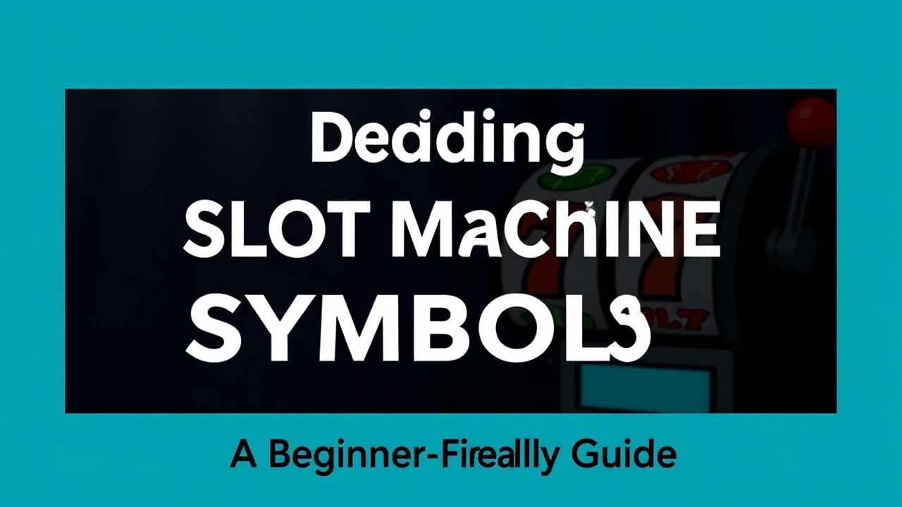 Decoding Slot Machine Symbols: A Beginner-Friendly Guide