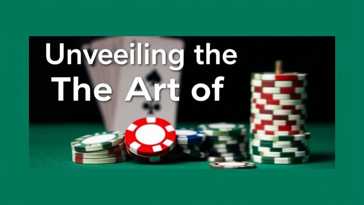 Unveiling the Art of Bluffing: Mastering the Poker Face