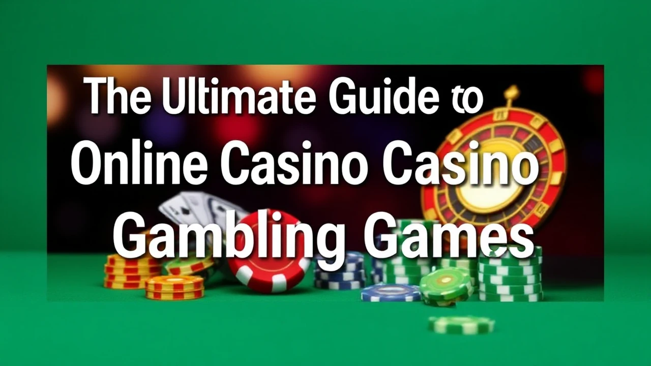 The Ultimate Guide to Online Casino Gambling Games: A Beginner's Roadmap