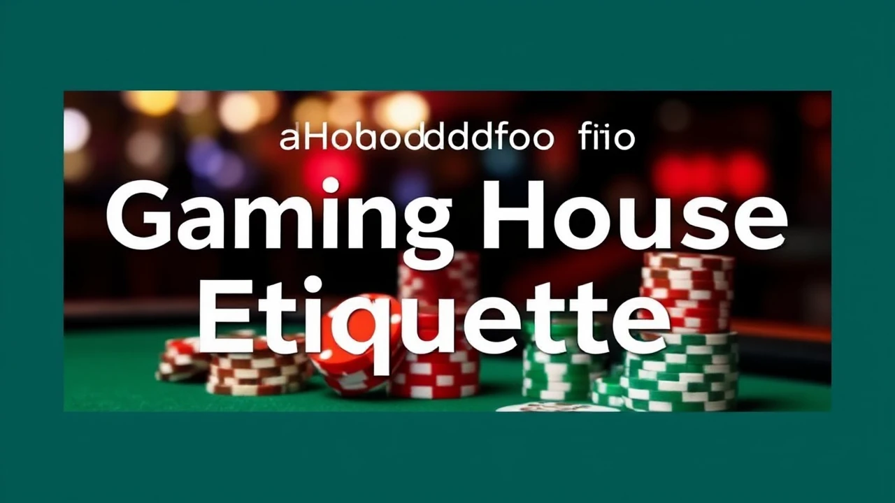 Your Go-To Handbook for Gaming House Etiquette