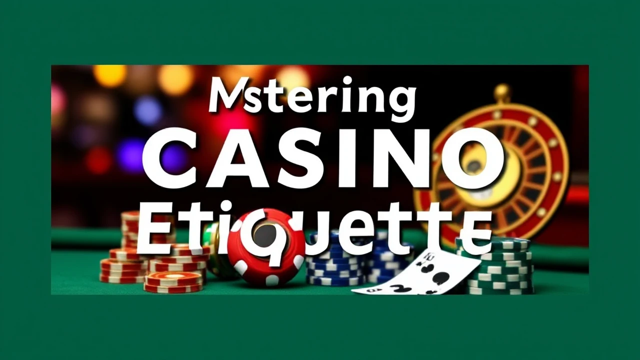 Mastering Casino Etiquette: Essential 10 Tips for All Player